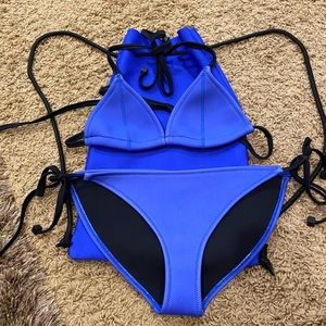 TRIANGL Blue Bikini w Bag